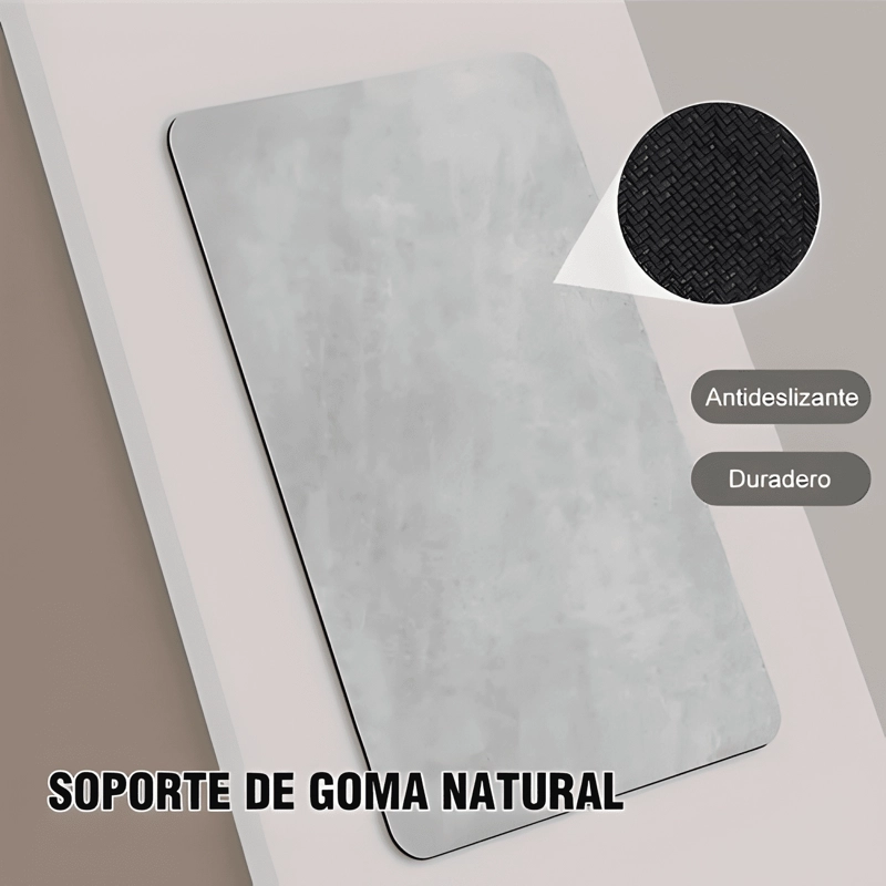 ALFOMBRA DE BAÑO RECTANGULAR 40X60 CM ABSORBENTE RAPIDA - 4