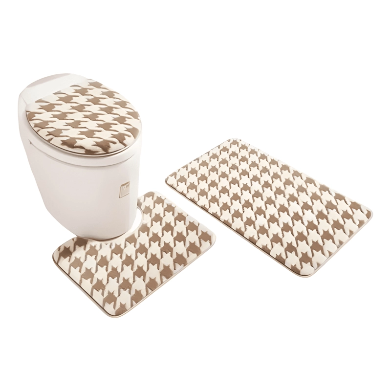 JUEGO DE ALFOMBRAS DE BAÑO 3 PIEZAS SUAVES Y ABSORBENTES #7 - 2