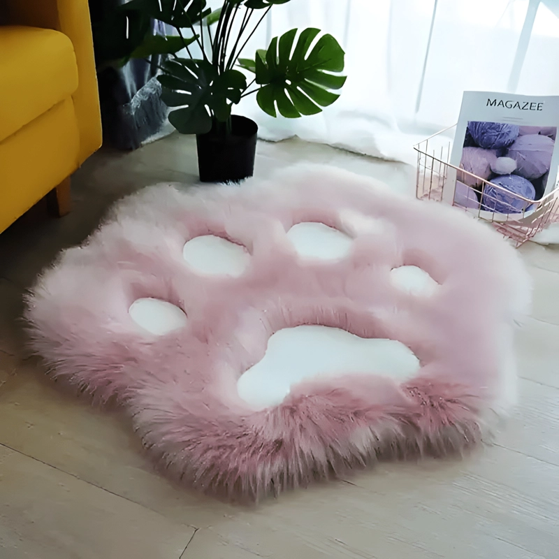 ALFOMBRA DE BAÑO BAJADA DE CAMA PELUDA DISEÑO PATITA #3 - 1