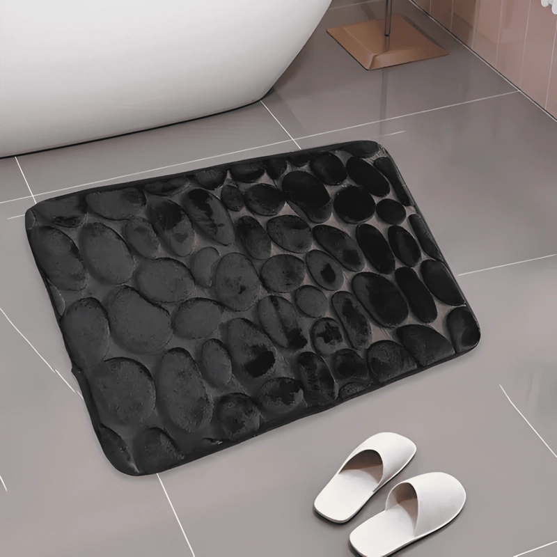 BAJADA DE CAMA BAÑO ALFOMBRA DE BAÑO PIEDRA ANTIDESLIZANTE - 2