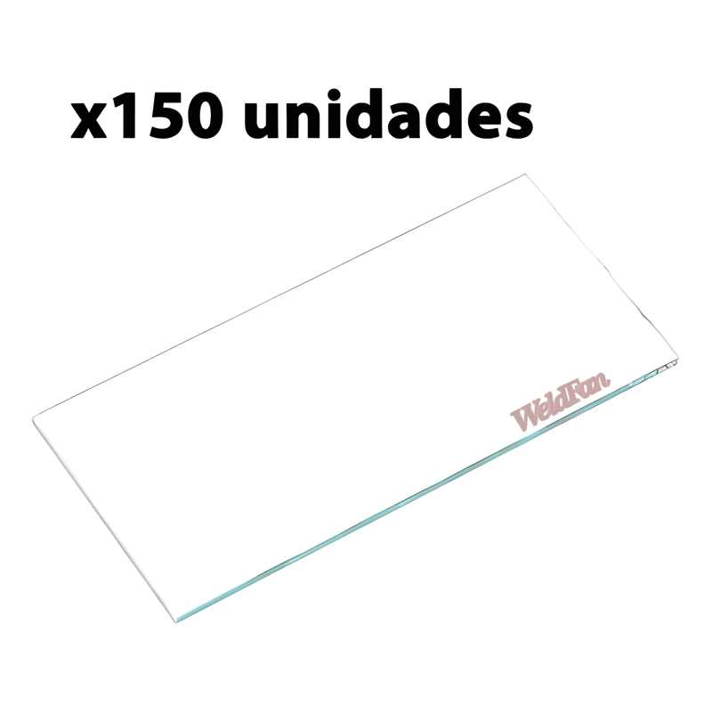 VIDRIO TRANSPARENTE PARA MASCARA DE SOLDAR X150 BLANCO - 2