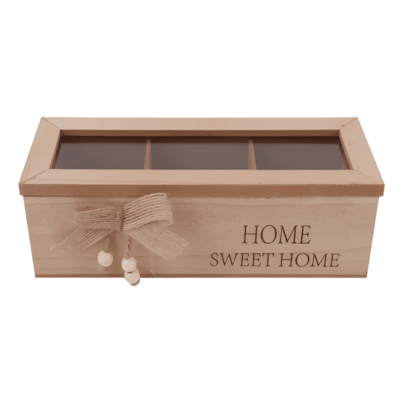 CAJA DE TE  HOME SWEET HOME 23X7X9CM - 2