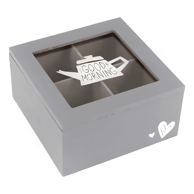 CAJA DE TE  DE MADERA - 2