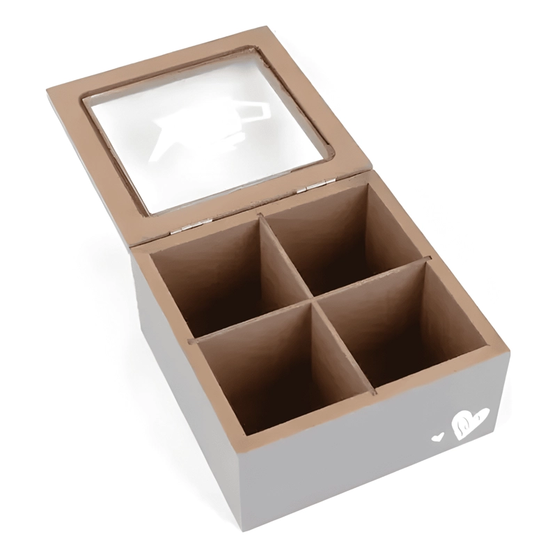 CAJA DE TE  DE MADERA - 3