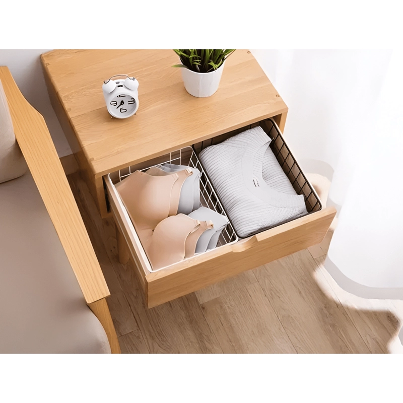 CANASTO ORGANIZADOR CESTA DUCHA COCINA HIERRO M 28X21X12 - 2