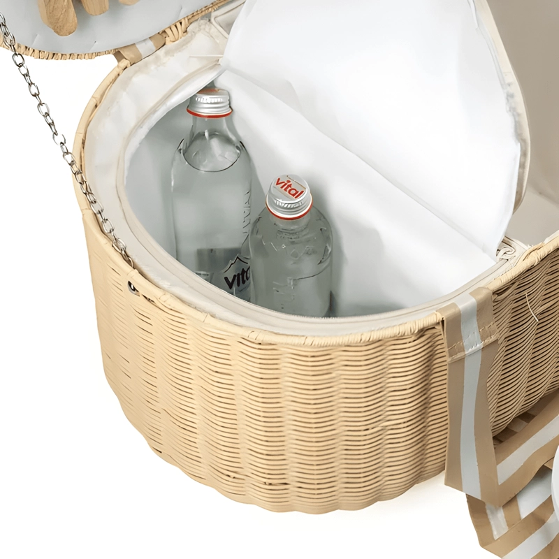CANASTO PICNIC COUNTRYSIDE DRYHOOD SET 4 PERSONAS - 2
