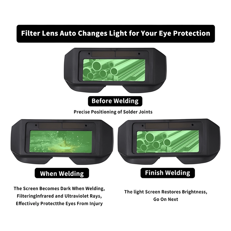 GAFAS LENTES DE SEGURIDAD PARA SOLDAR ELECTRONICA SOLAR #2 - 4