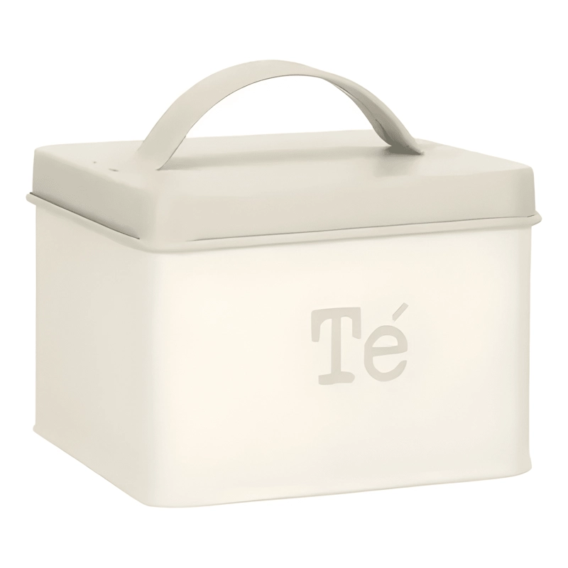 CAJA CON 2 DIVISIONES PARA BOLSAS DE TE  VINTAGE - 1