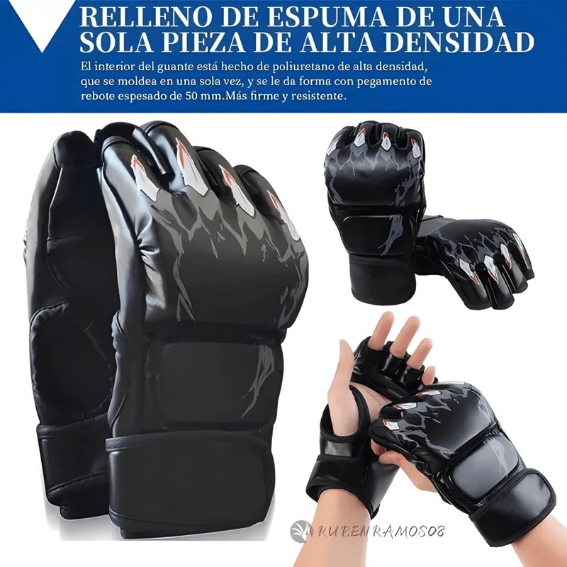 GUANTES ARTES MARCIALES MMA MUAY THAI UFC BOX BOXEO - 2