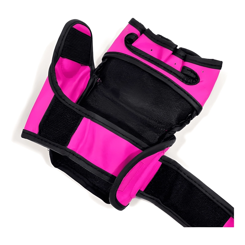 GUANTE DE BOX BOXEO MMA KICKBOXING GUANTILLAS ROSA - 1