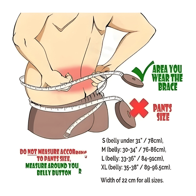 FAJA LUMBAR DE SEGURIDAD HOMBRE TRABAJO PESO TALLA L #1 - 3