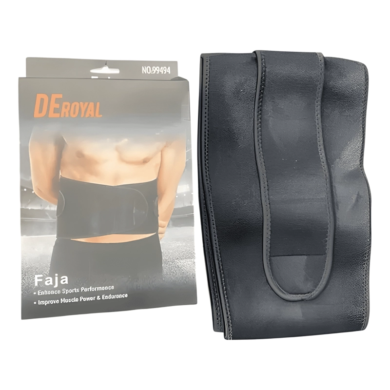FAJA LUMBAR COMPRESIVA DEROYAL AJUSTABLE POSTURA ESPALDA #22 - 1