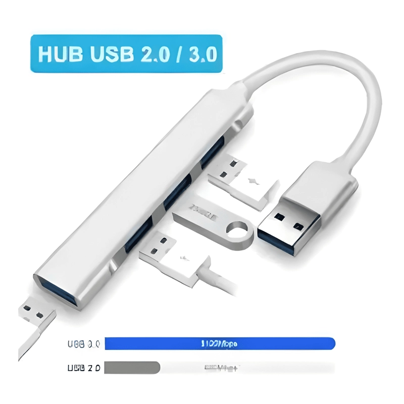 ADAPTADOR HUB USB 3.0 4 PUERTOS ULTRA SLIM CONECTOR USB-A #2 - 2