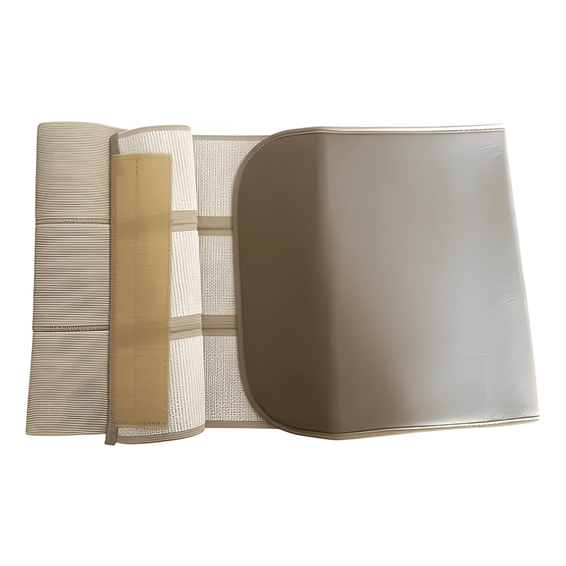 FAJA 3 BANDAS POSTOPERATORIA ABDOMINAL TODAS TALLAS BEIGE - 2