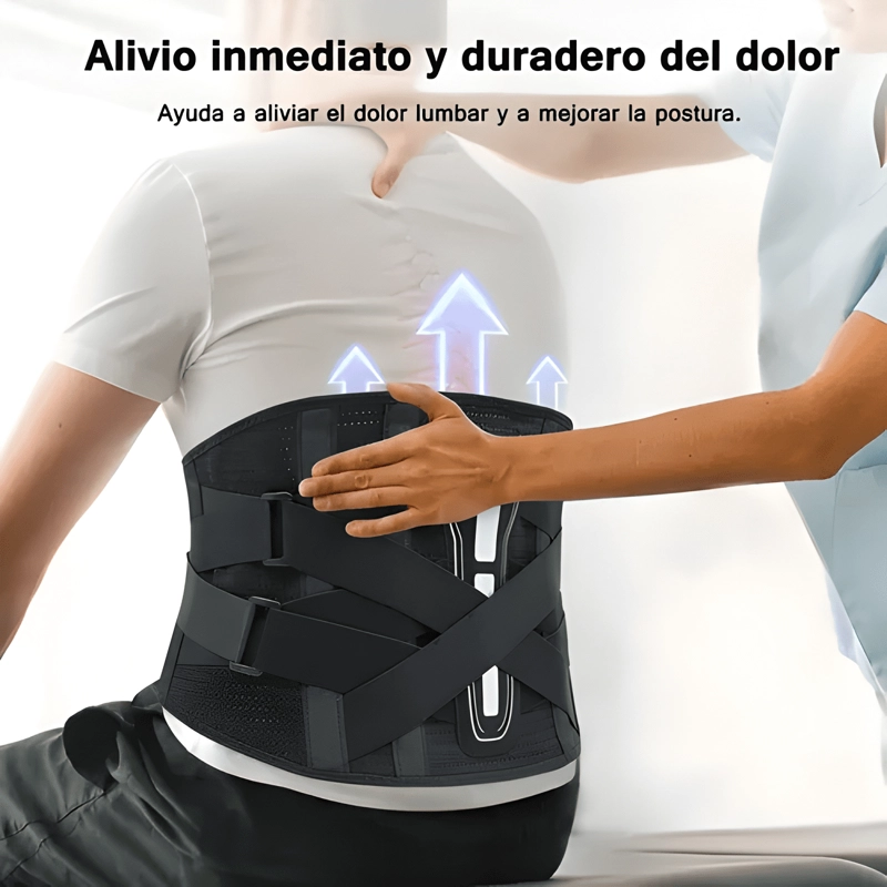 FAJA LUMBAR ALIVIA CIATICA HERNIA DISCAL APOYO DORSAL - 1