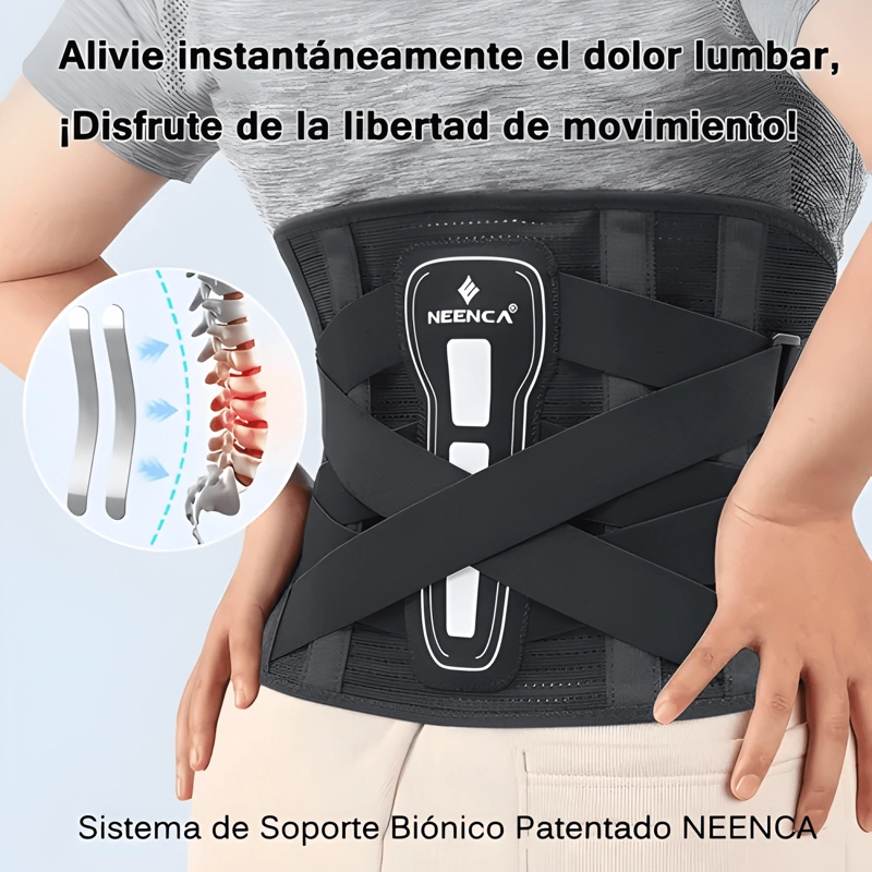 FAJA LUMBAR ALIVIA CIATICA HERNIA DISCAL APOYO DORSAL - 2