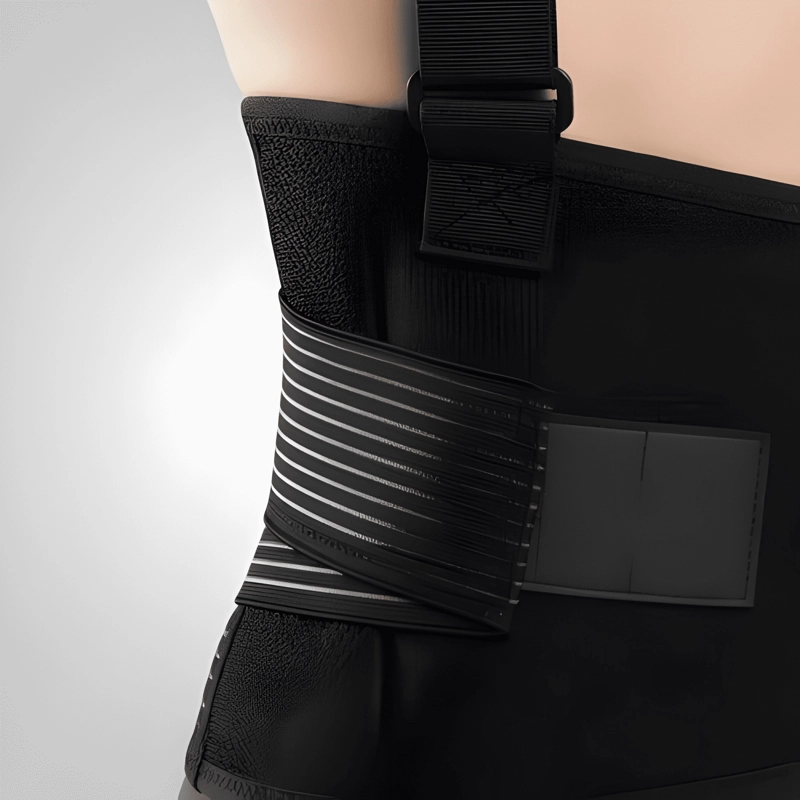 FAJA LUMBAR DE SEGURIDAD HOMBRE PARA TRABAJO CON PESO - 4