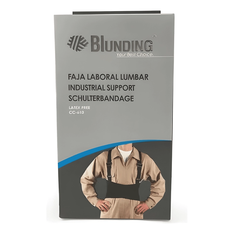 FAJA LUMBAR LABORAL BLUNDING HOMBRE Y MUJER TALLA M - 2
