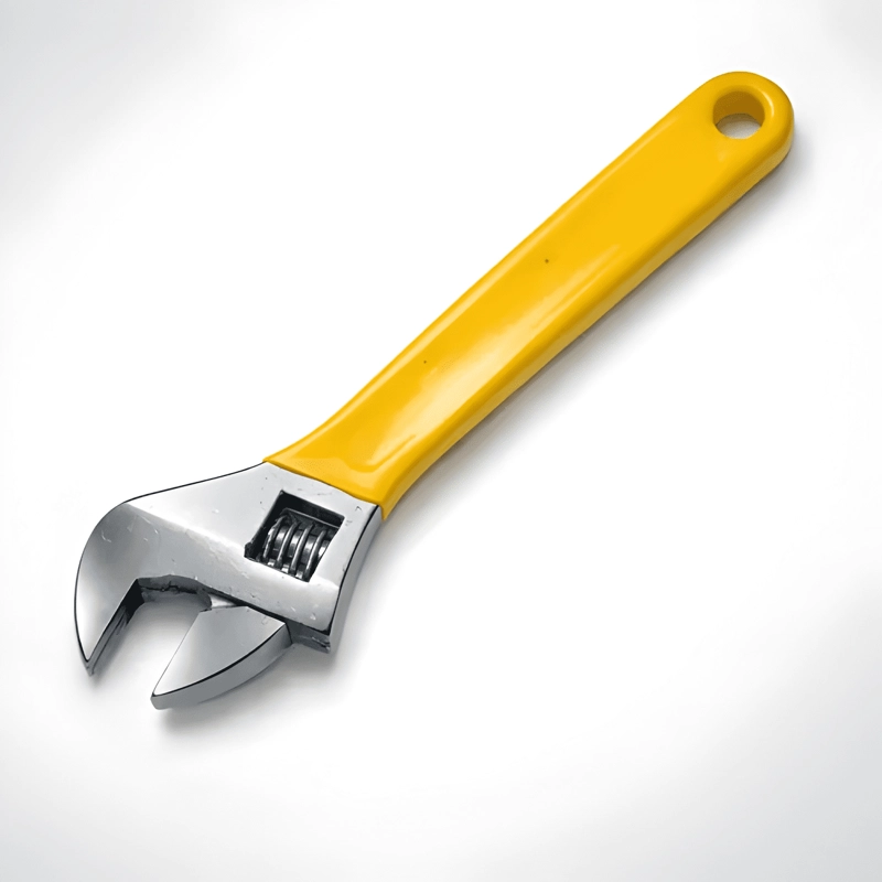 LLAVE FRANCESA AJUSTABLE MANGO DE GOMA 8 PULGADAS 20CM #1 - 4