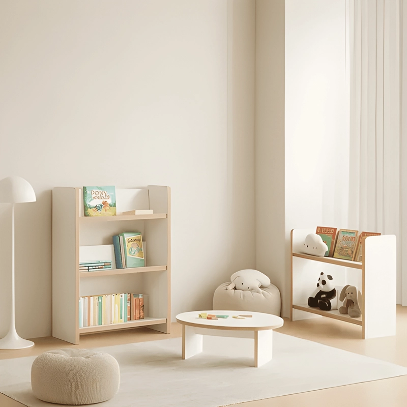 BIBLIOTECA LIBRERO INFANTIL 3 NIVELES 88X43X26CM BLANCO - 3