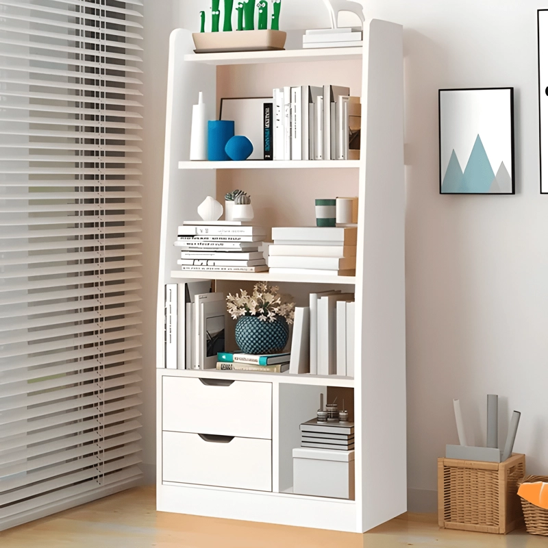 LIBRERO CON CAJONES CHIC HOME 140X63X30CM - 1