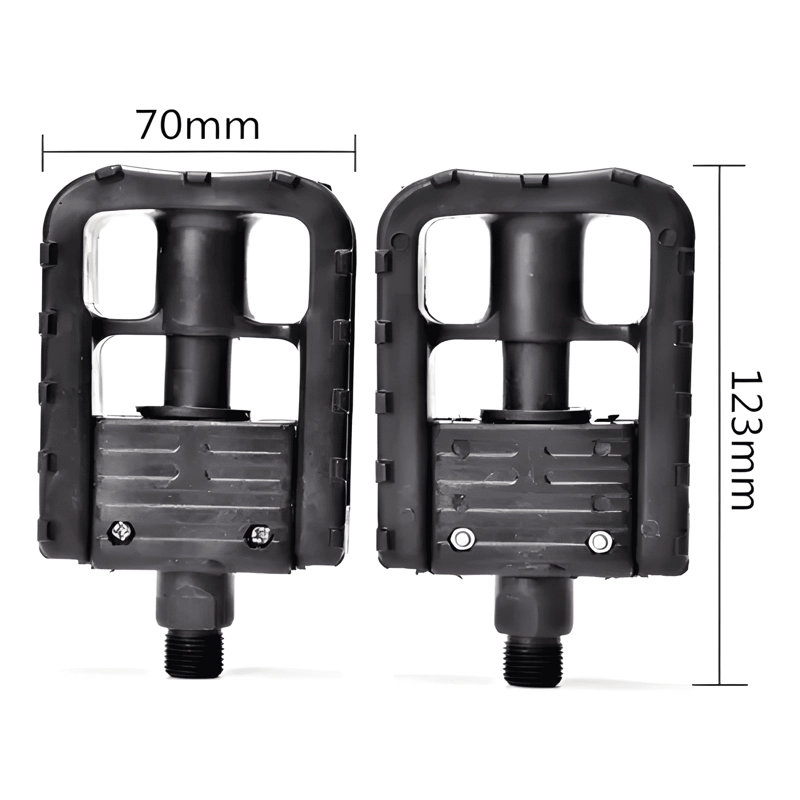 PEDALES PLASTICO RETRACTIL BICICLETA CICLISMO RESISTENTE #2 - 3