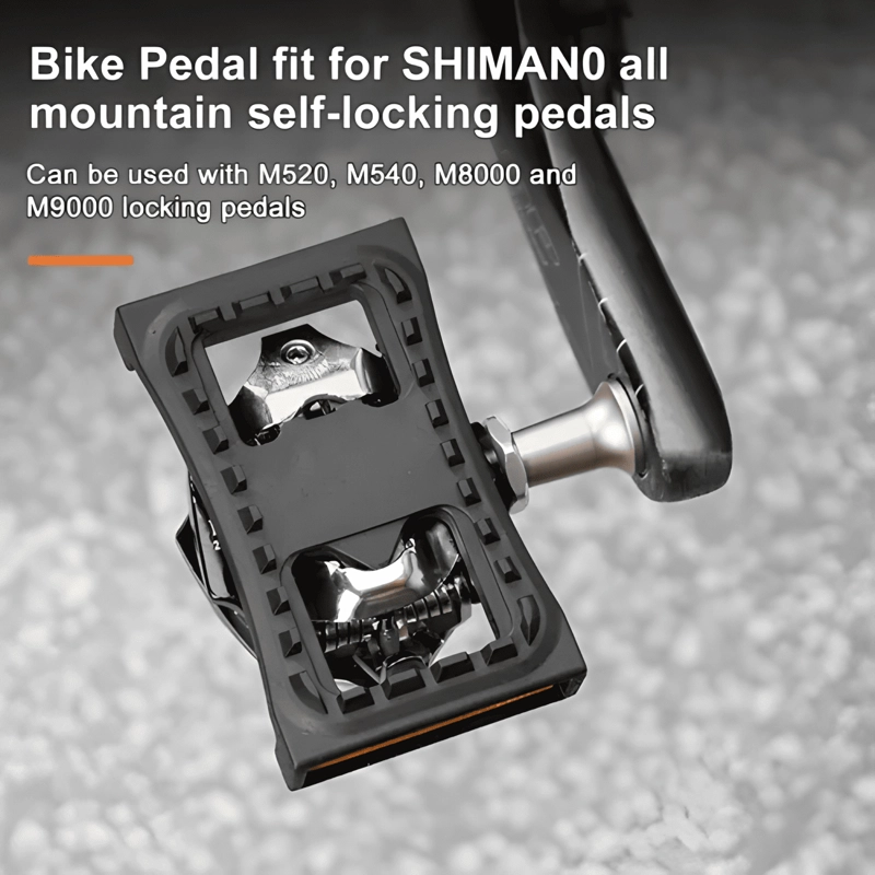 PEDALES PLANOS COMPATIBLES MTB AUTOLOCK PARA BICI - 4