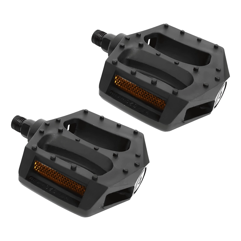 PEDALES BICICLETA PLATAFORMA ANTIDESLIZANTE RESINA MTB 9/16 - 1
