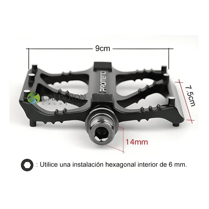 PEDALES PLATAFORMA MTB BICICLETA MONTAÑA Y CARRETERA #1 - 2