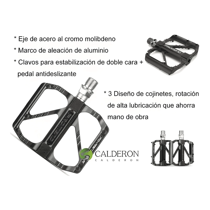 PEDALES PLATAFORMA MTB BICICLETA MONTAÑA Y CARRETERA #1 - 3