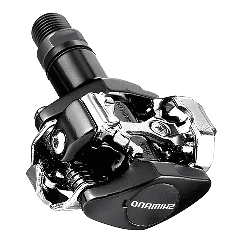 PEDALES SHIMANO M505 ORIGINALES CON CAJA NEGROS - 1