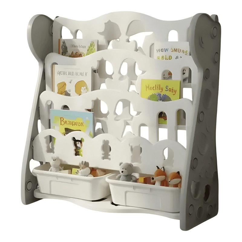 LIBRERO ESTANTERIA PLASTICA NIÑOS 3 ALTURAS CHIC HOME - 1