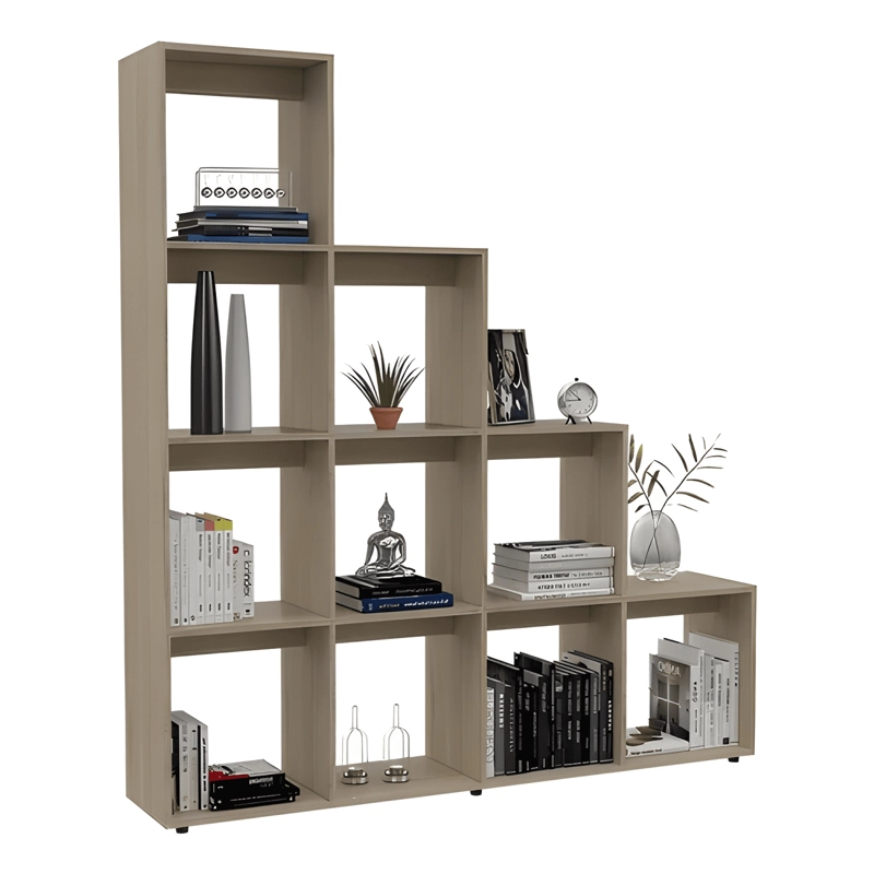 BIBLIOTECA ESCALERA BEIJING ROVERE BEIGE - 1