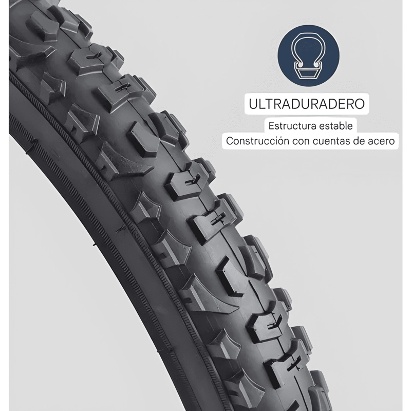PACK 2 NEUMATICOS Y 2 CAMARAS BICICLETA ARO 26X2.125 #2 - 1