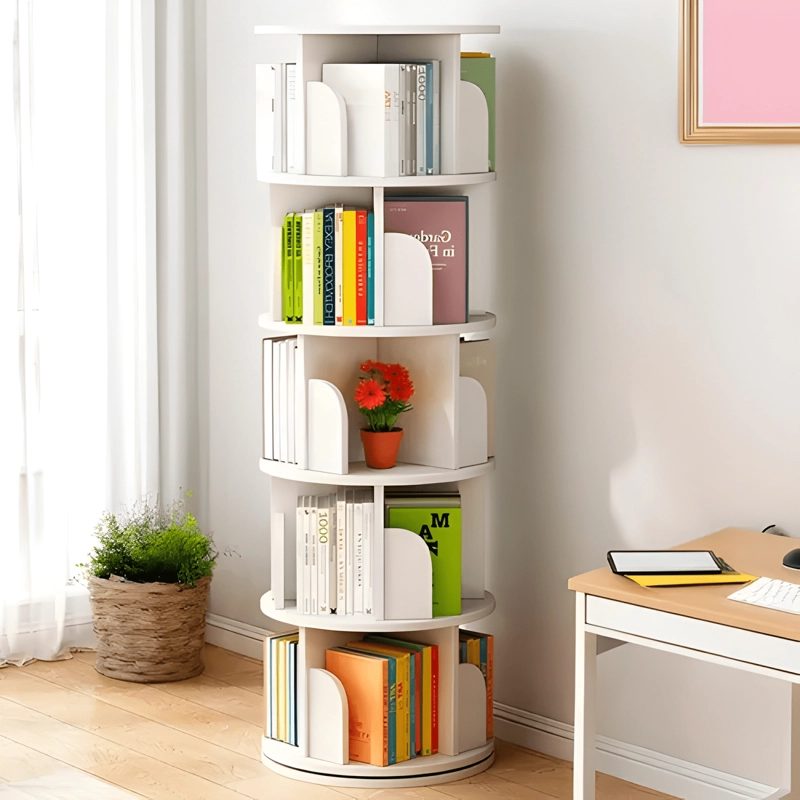 LIBRERO GIRATORIO 5 NIVELES CHIC HOME 160X46CM - 2
