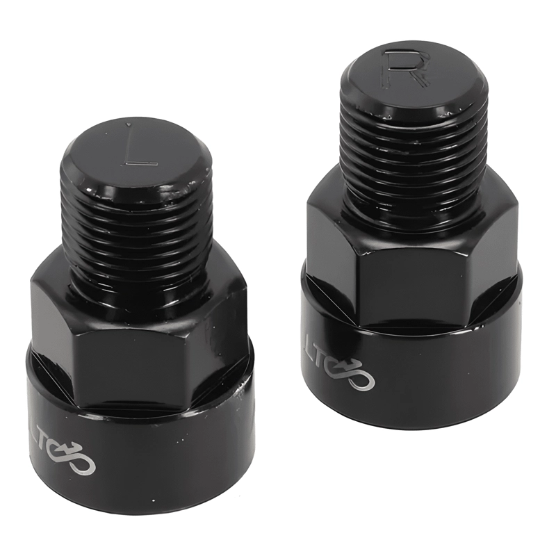 ADAPTADOR DE PEDAL ALUMINIO COMPATIBLE 9/16 A 1/2 - 4