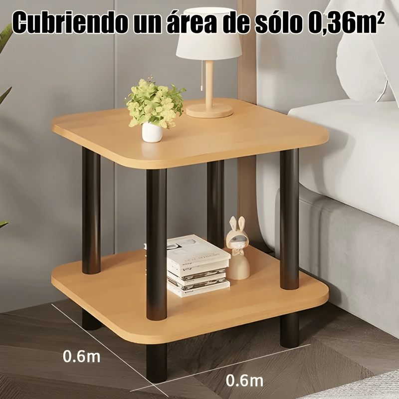 VELADOR TOP LIVING DE NOCHE 2 NIVELES BAMBU BRILLANTE - 2