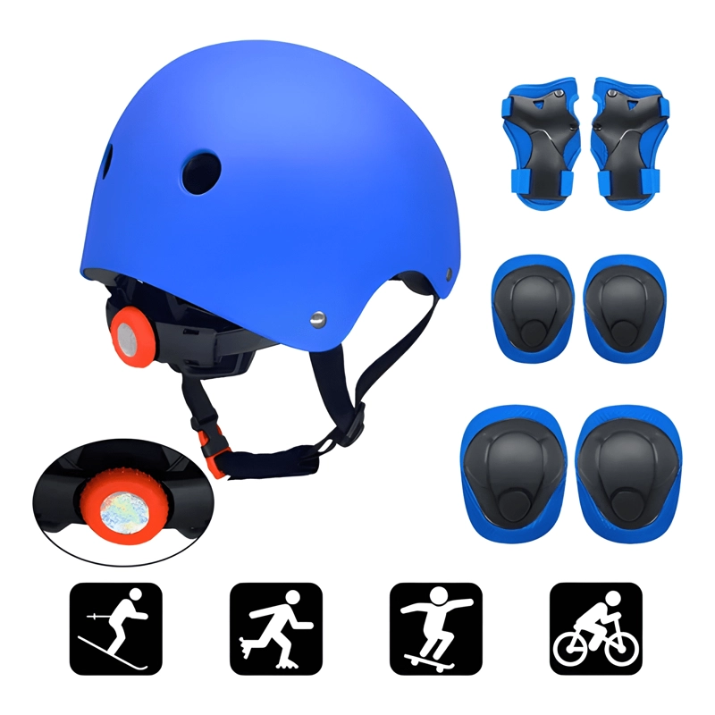 SET ALMOHADILLAS PARA CASCO 7 EN 1 NIÑOS AZULES - 1