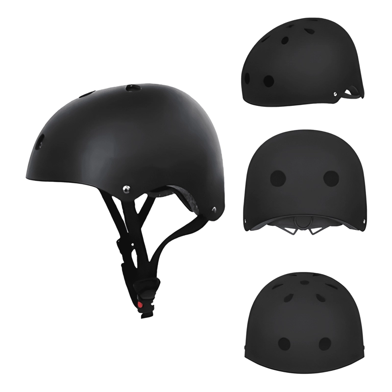 SET 7 PIEZAS PROTECCIONES CASCO BICICLETA SKATE PATIN #7 - 4