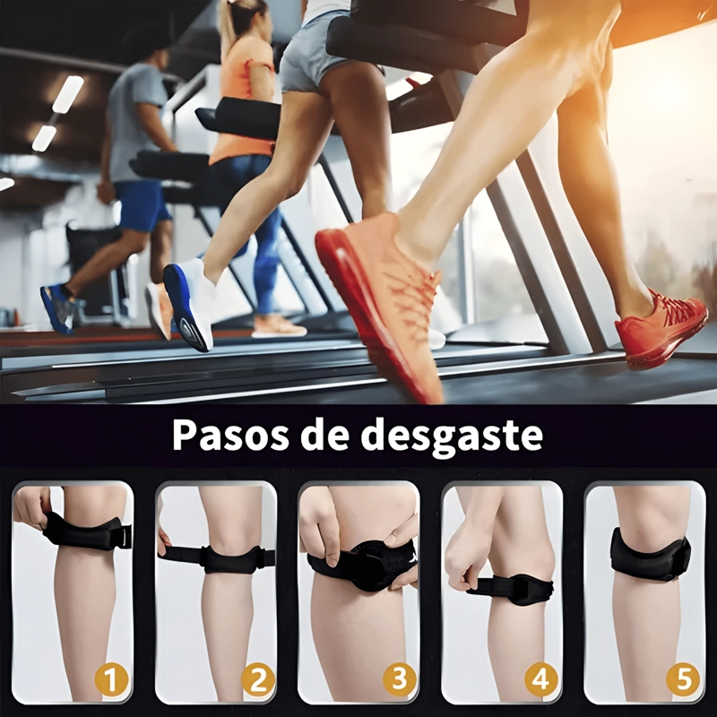 PACK 2 MENISQUERAS NEOPRENO SOPORTE ROTULIANO NEGRAS - 2