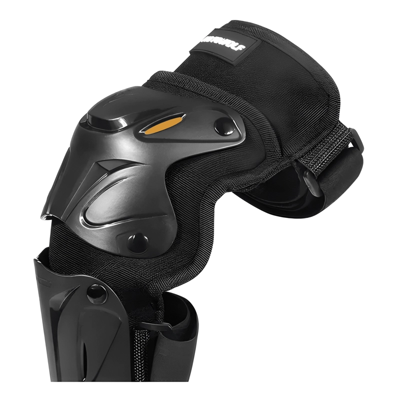 RODILLERAS LARGAS MOTOCICLISMO MOTOWOLF 1010 NEGRAS - 1