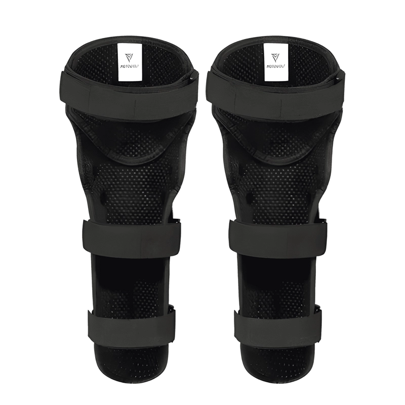 RODILLERAS LARGAS MOTOCICLISMO MOTOWOLF 1010 NEGRAS - 4