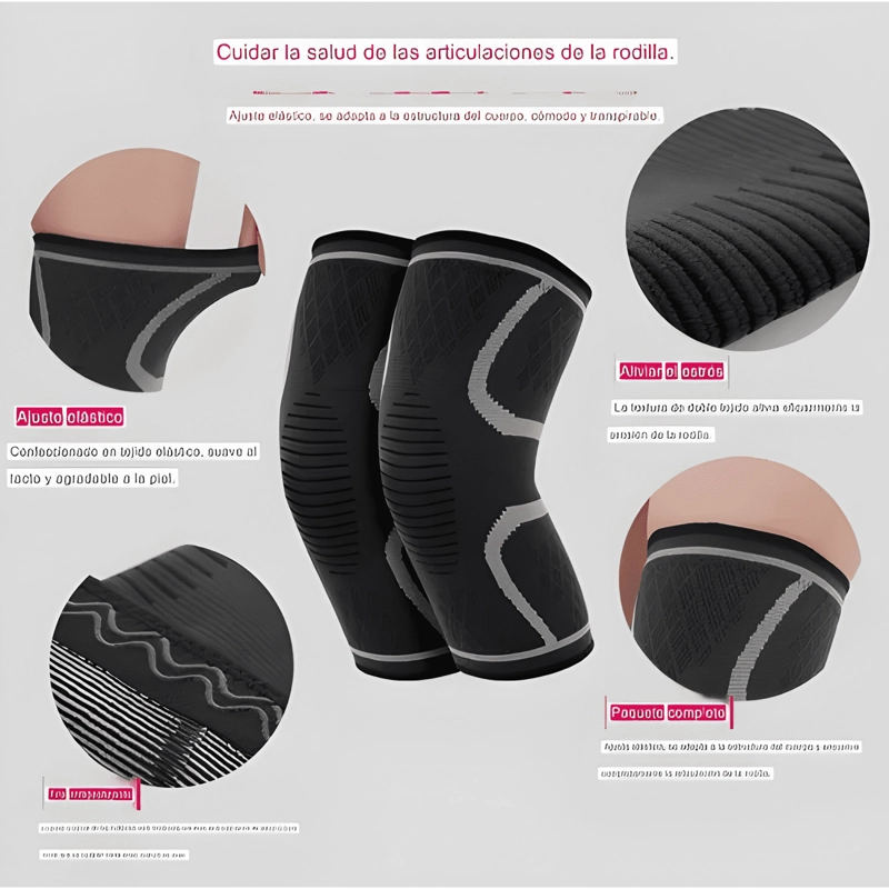 PAR RODILLERAS DEPORTIVAS GYM COMPRESION YF-85 - 2