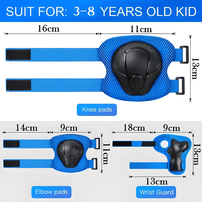 SET DE PROTECCION PARA NIÑOS CODERA RODILLERA MUÑEQUERA - 1