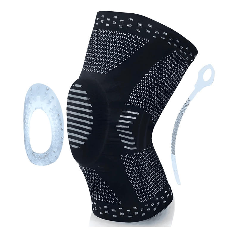 PACK X2 RODILLERAS GEL ALTO RENDIMIENTO TALLA M NEGRAS - 2