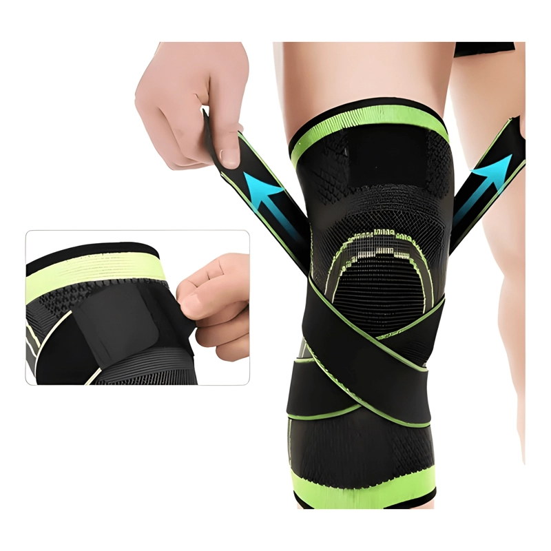 RODILLERA COMPRESION ELASTICA GYM TALLA S VERDE - 2
