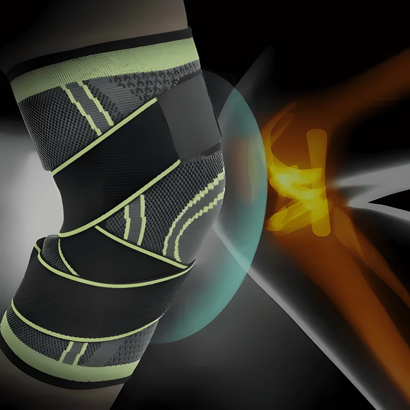 RODILLERA COMPRESION ELASTICA GYM TALLA S VERDE - 3