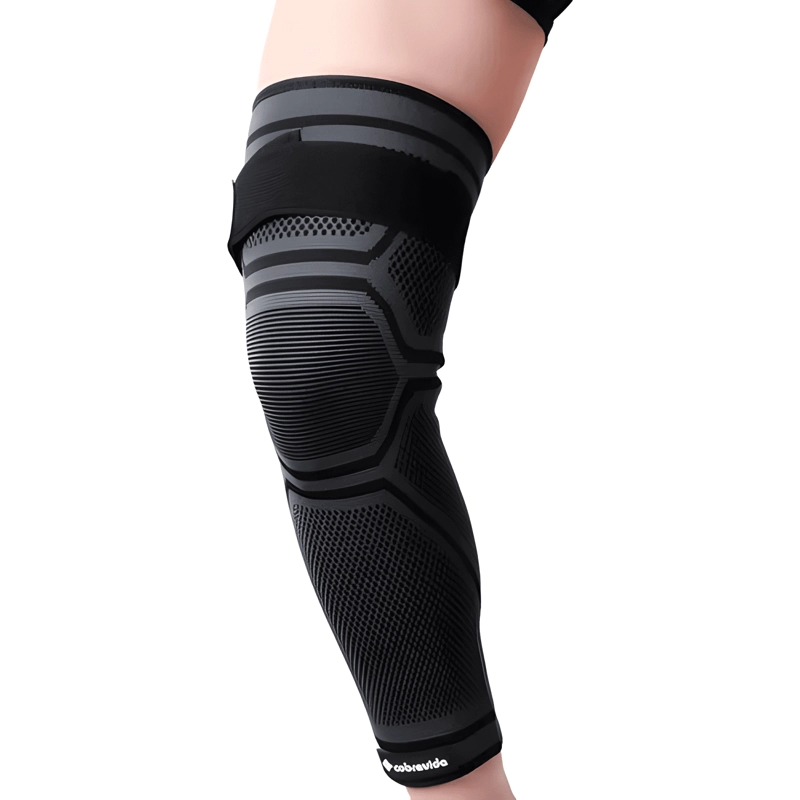 PACK 2 RODILLERAS COMPRESION LARGA COBRE INFUNDIDO - 4