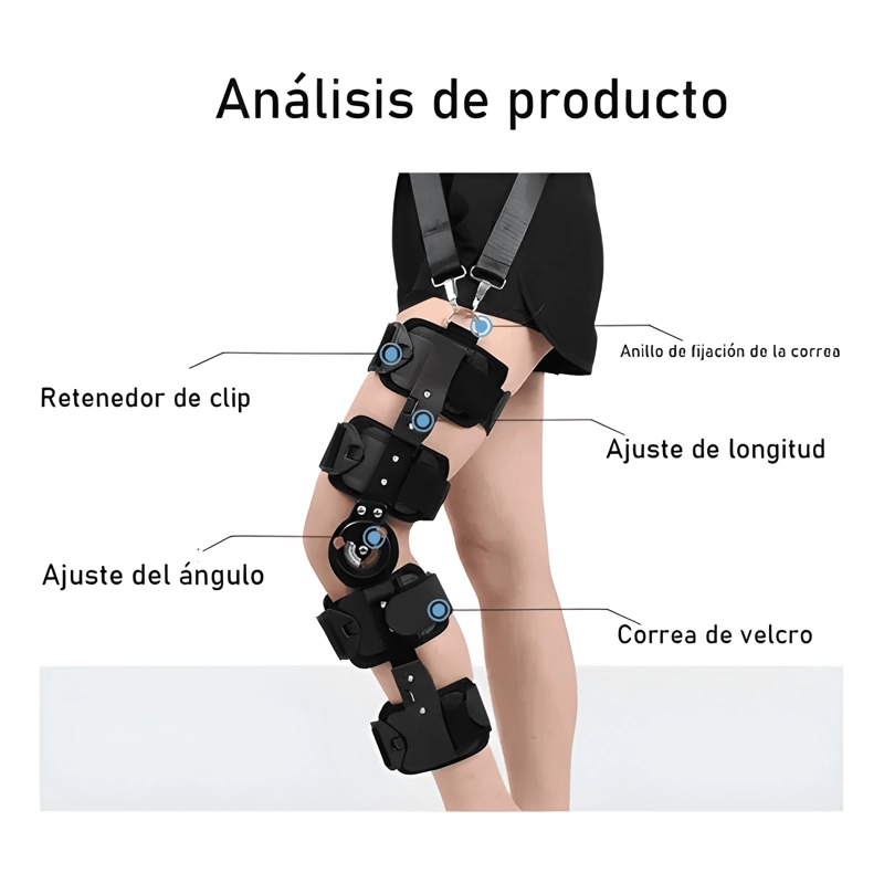 INMOVILIZADOR DE RODILLA CON REGULACION Y BANDOLERA #2 - 3