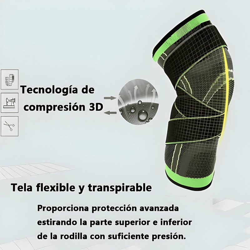 RODILLERA ORTOPE DICA COMPRESION SOPORTE AJUSTABLE TALLA XL - 3